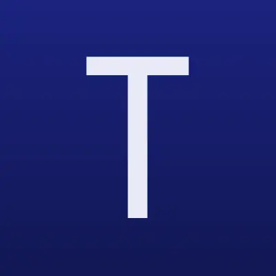 TUI, сеть туристических агентств, лого-визитка