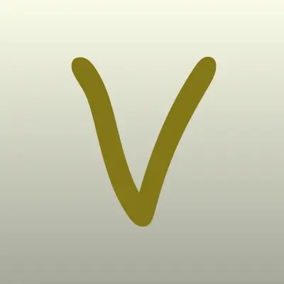 Vichka Nail Studio, студия маникюра, лого-визитка